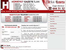 Tablet Screenshot of hurriyete.com